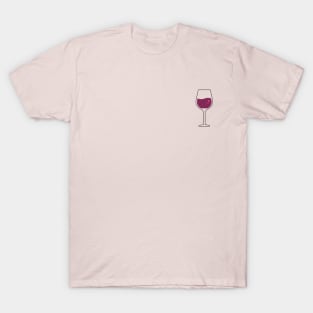 Minimalist Drink Cocktail Wine T-Shirt